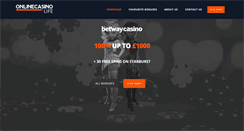 Desktop Screenshot of onlinecasinolife.com